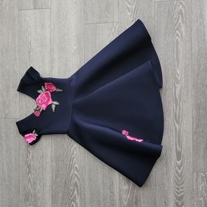 Size 6 child navy blue dress